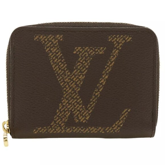 LOUIS VUITTON Zip Around Purse Coin Purse M69354 Brown/Monogram giant canv...